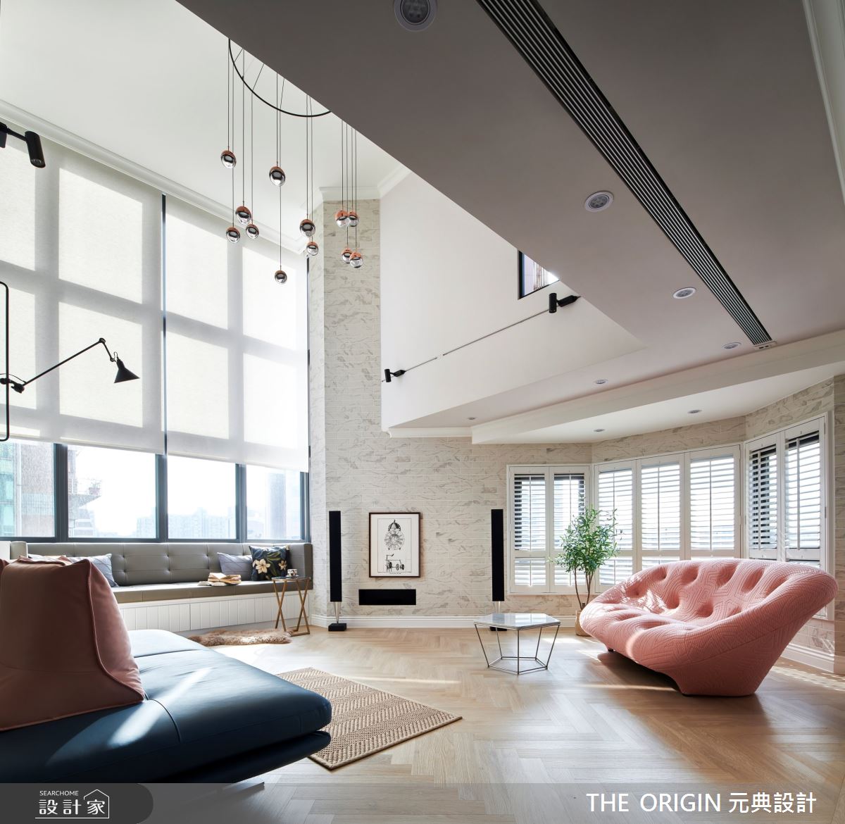 50坪老屋(16~30年)＿美式風客廳案例圖片＿THE ORIGIN 元典設計＿元典_19之1