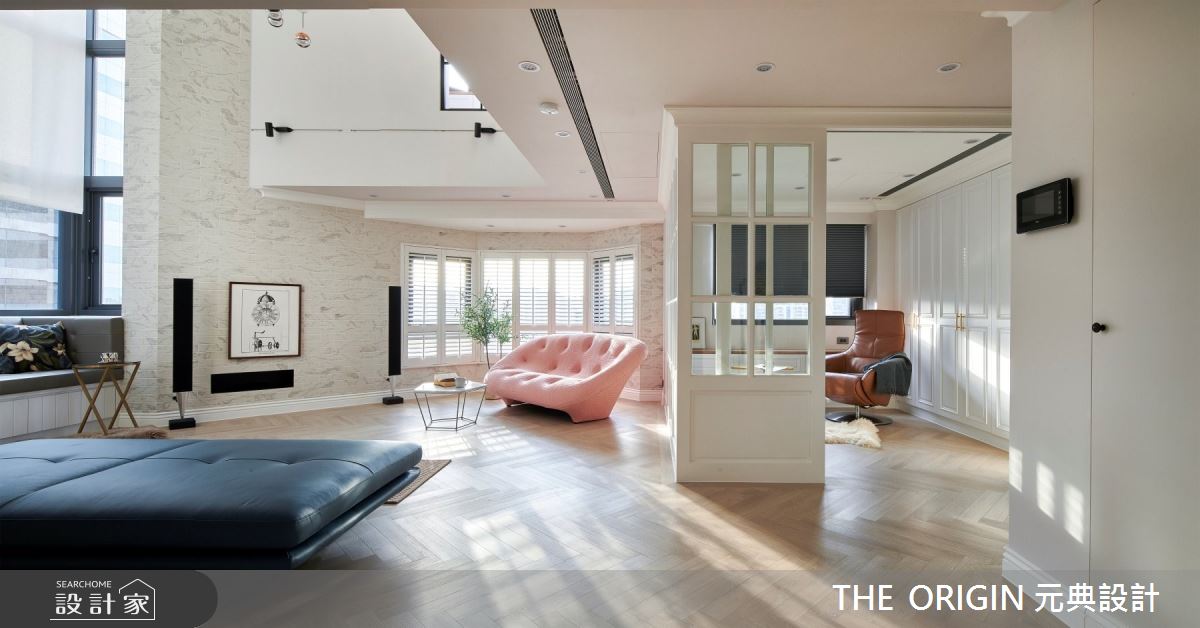 50坪老屋(16~30年)＿美式風客廳多功能室案例圖片＿THE ORIGIN 元典設計＿元典_19之13