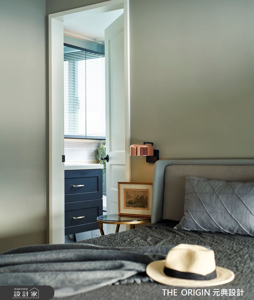 30坪新成屋(5年以下)＿美式風臥室案例圖片＿THE ORIGIN 元典設計＿元典_20之21