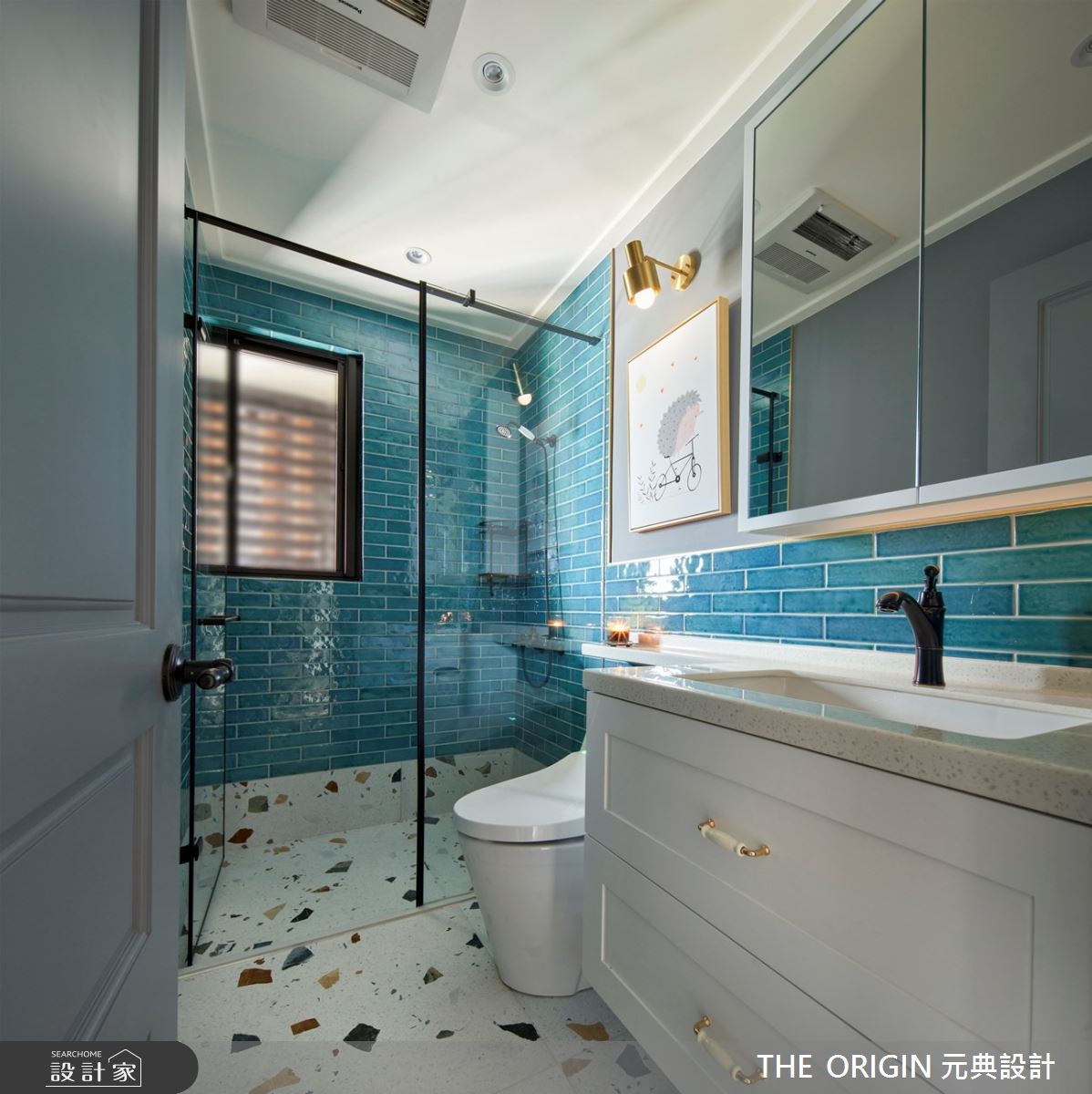 30坪新成屋(5年以下)＿美式風浴室案例圖片＿THE ORIGIN 元典設計＿元典_20之26