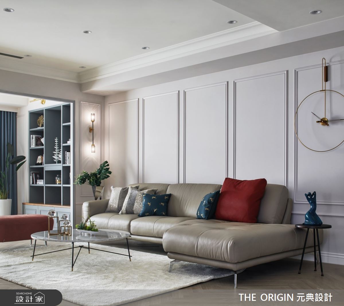 70坪新成屋(5年以下)＿美式風客廳案例圖片＿THE ORIGIN 元典設計＿元典_22之11