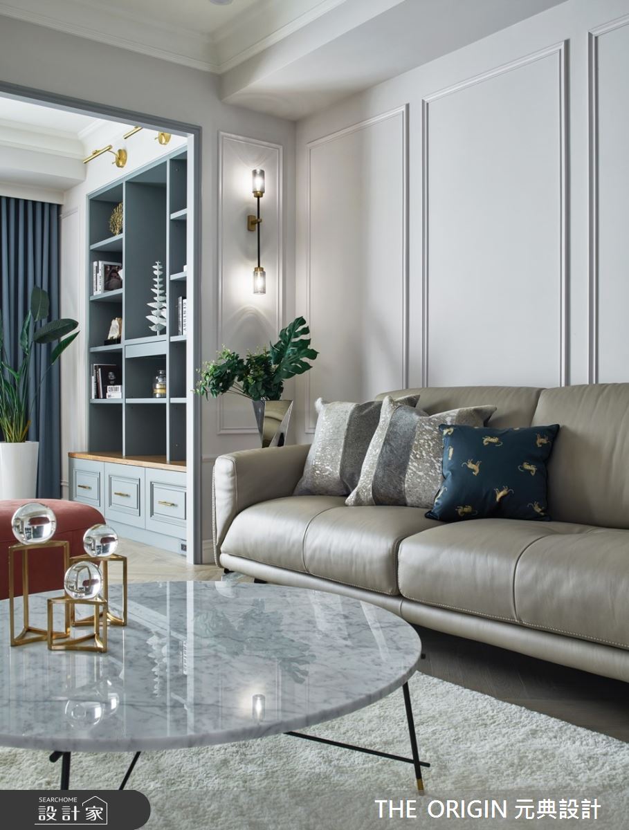 70坪新成屋(5年以下)＿美式風客廳案例圖片＿THE ORIGIN 元典設計＿元典_22之12