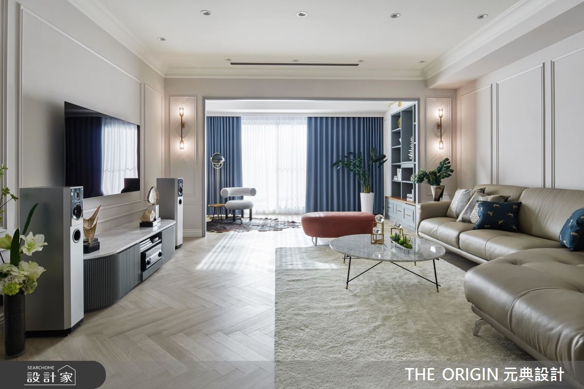 70坪新成屋(5年以下)＿美式風客廳案例圖片＿THE ORIGIN 元典設計＿元典_22之9