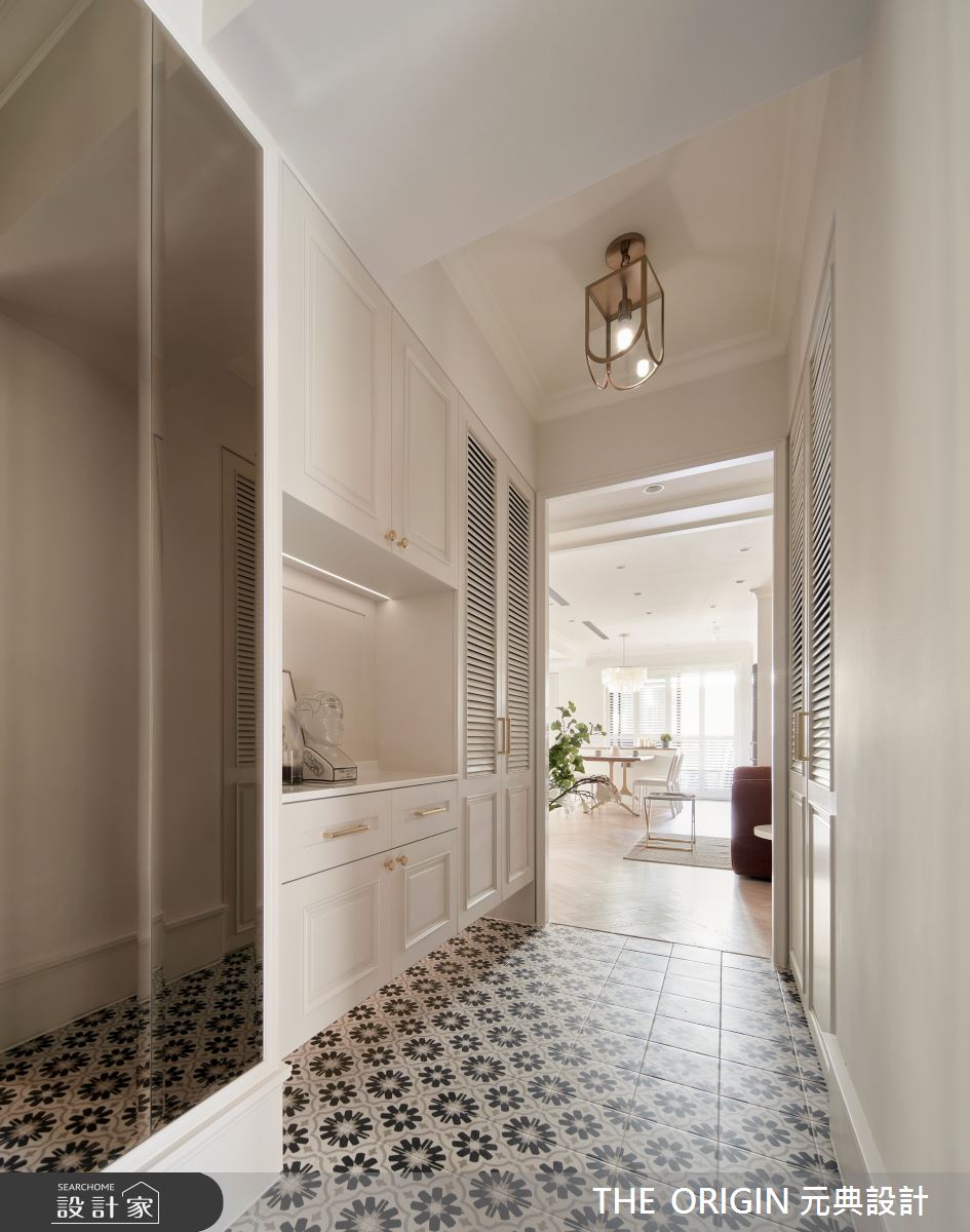 28坪新成屋(5年以下)＿美式風玄關案例圖片＿THE ORIGIN 元典設計＿元典_25之1