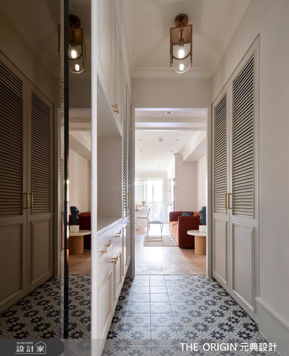 28坪新成屋(5年以下)＿美式風玄關案例圖片＿THE ORIGIN 元典設計＿元典_25之2
