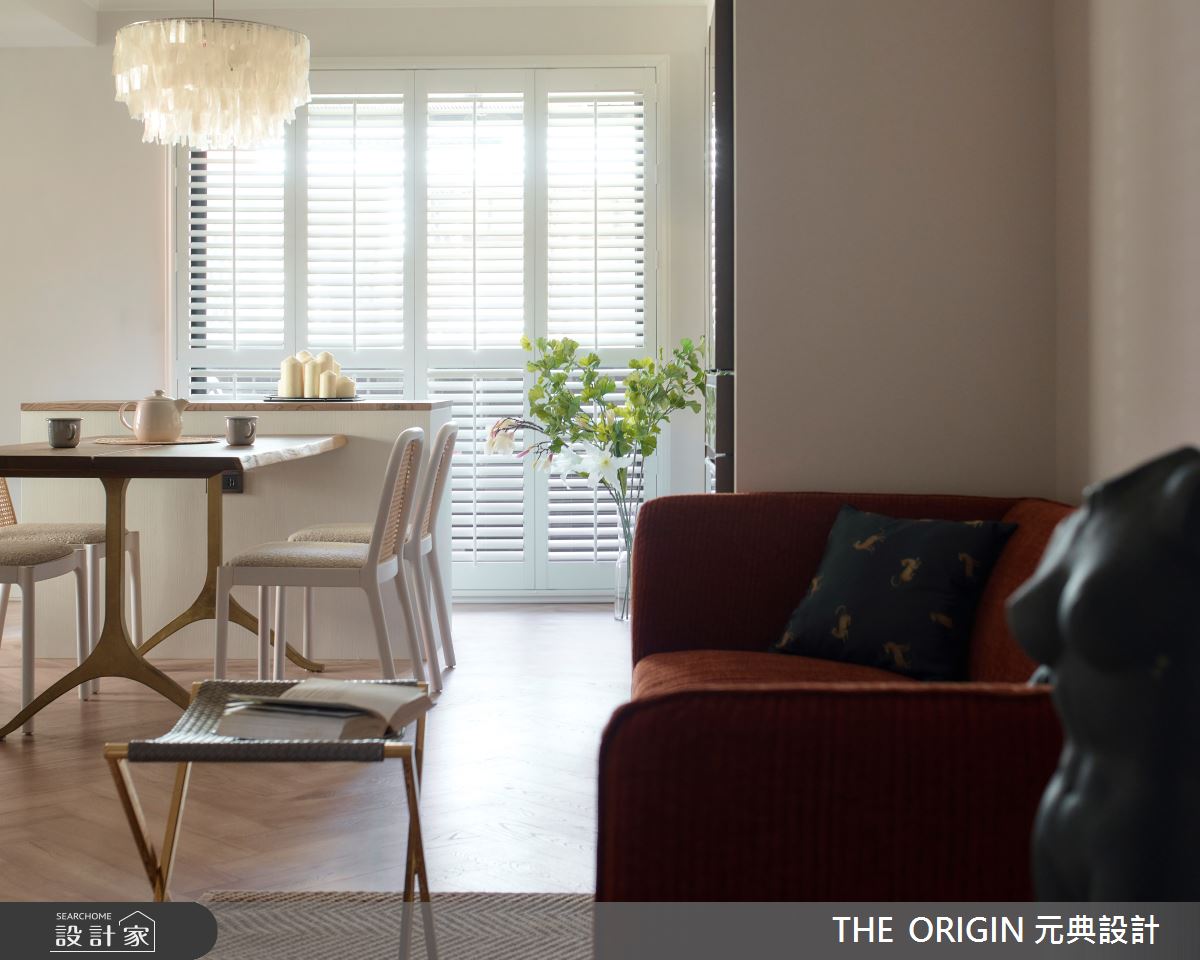 28坪新成屋(5年以下)＿美式風客廳案例圖片＿THE ORIGIN 元典設計＿元典_25之4
