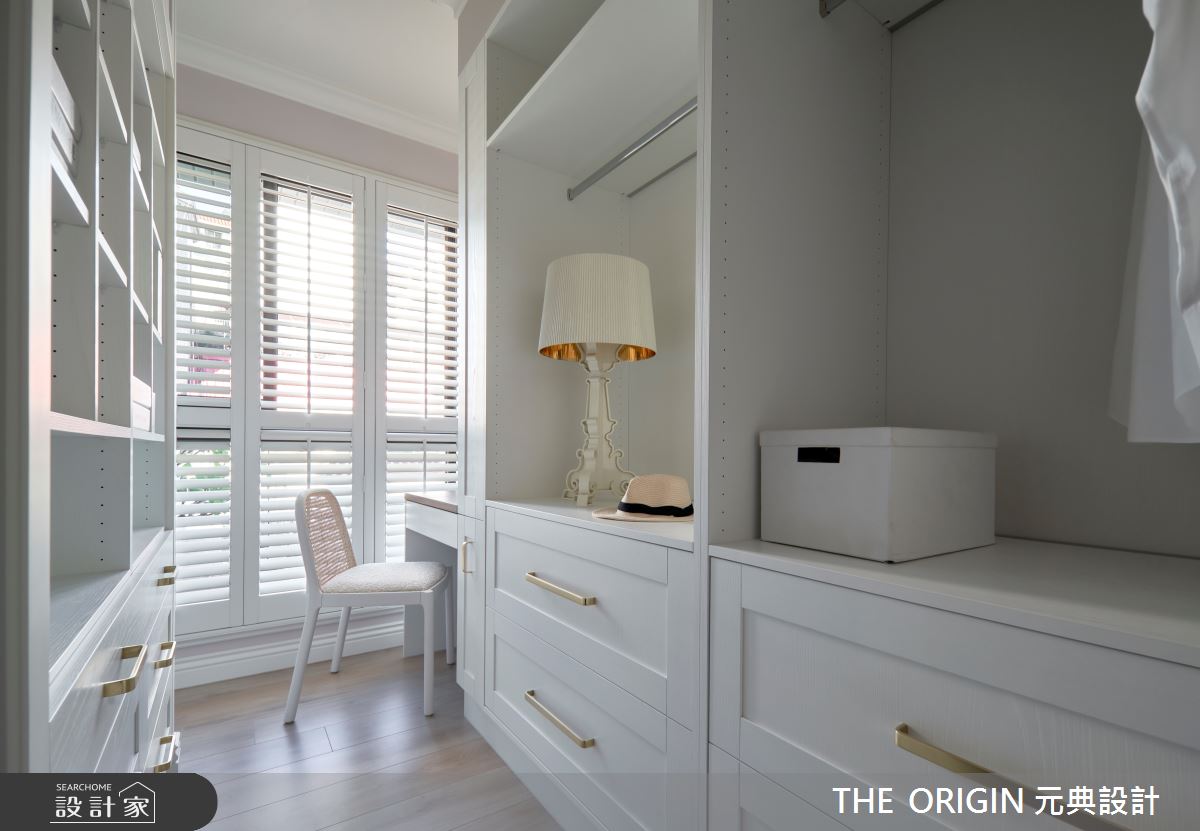 28坪新成屋(5年以下)＿美式風更衣間案例圖片＿THE ORIGIN 元典設計＿元典_25之14