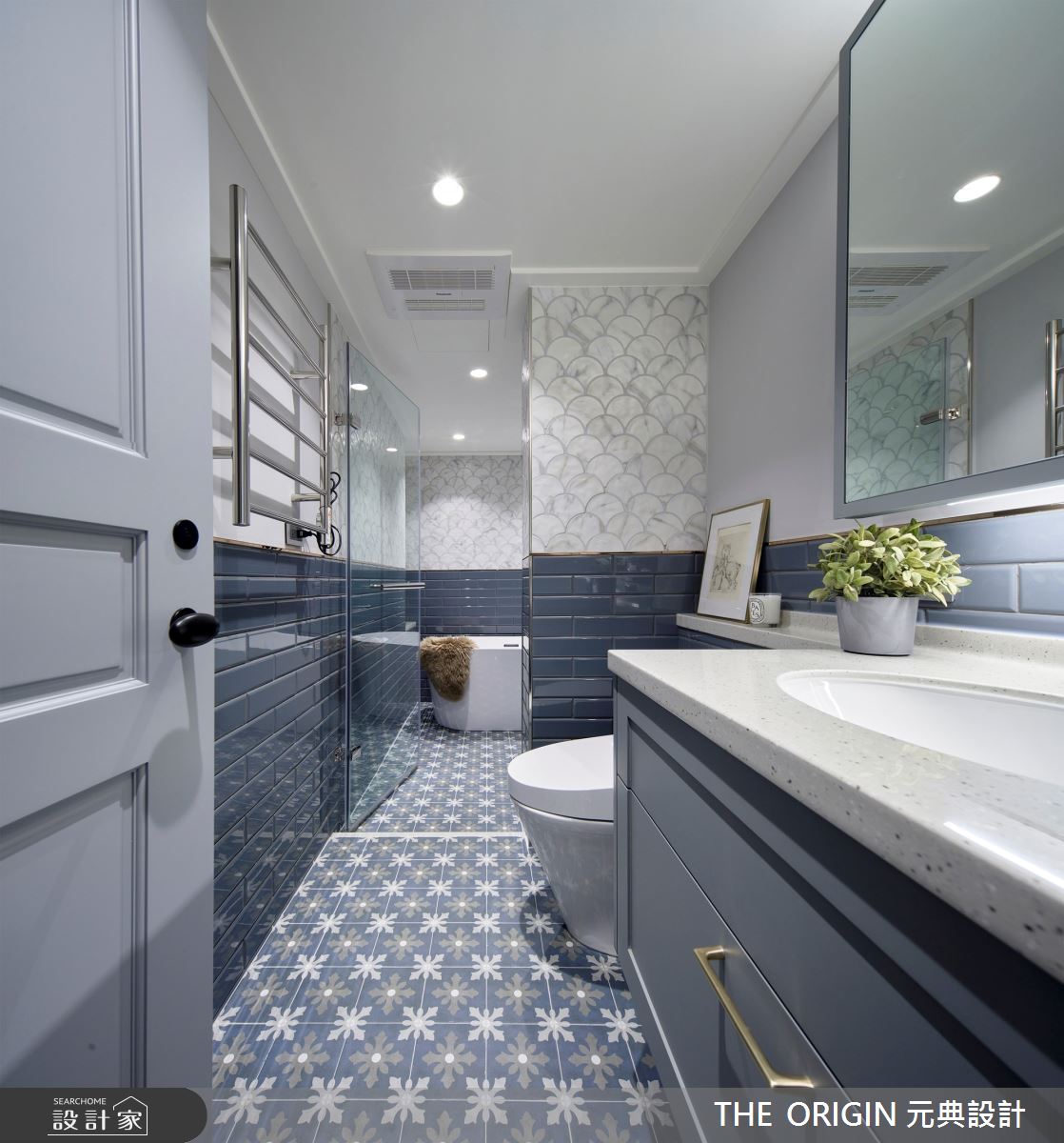 60坪老屋(16~30年)＿美式風浴室案例圖片＿THE ORIGIN 元典設計＿元典_26之18