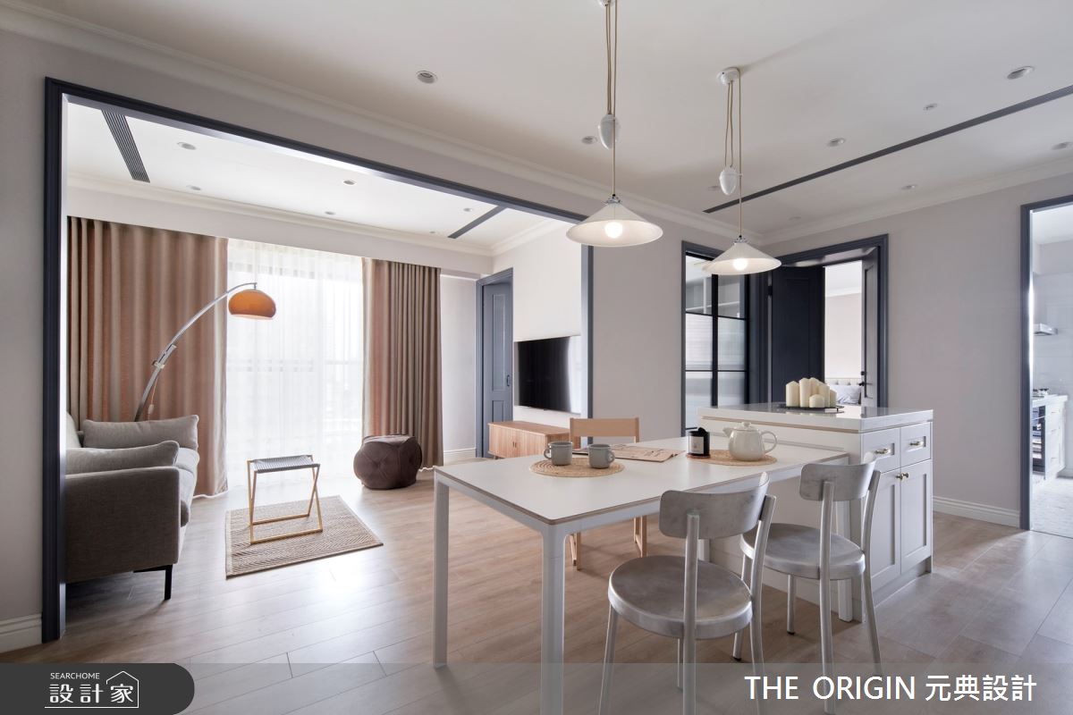 25坪新成屋(5年以下)＿美式風餐廳案例圖片＿THE ORIGIN 元典設計＿元典_27之5