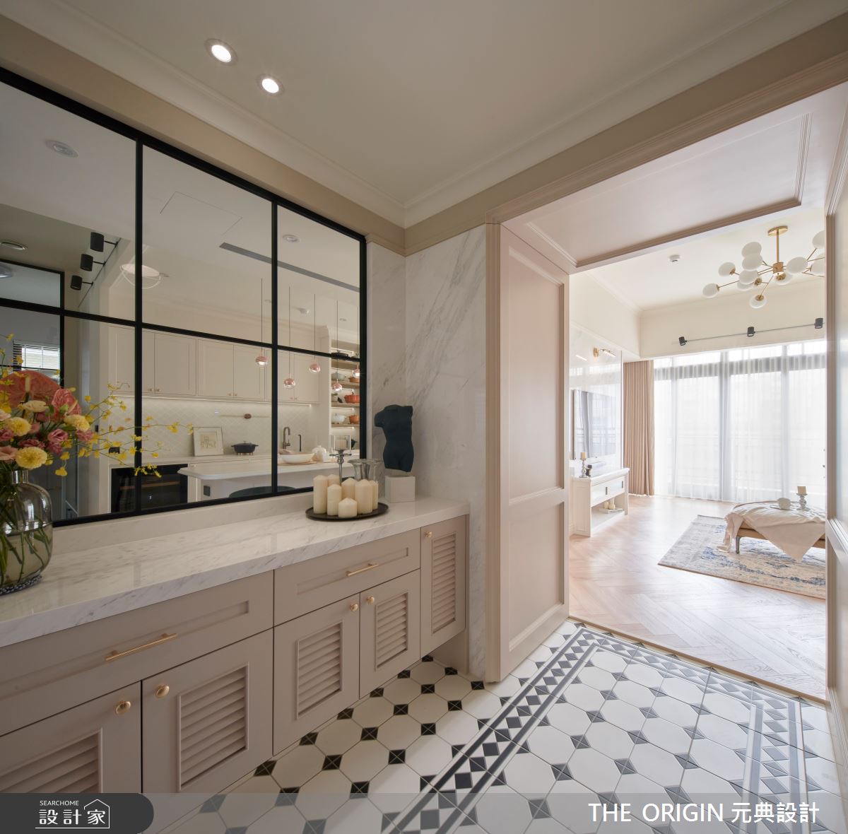 50坪新成屋(5年以下)＿美式風玄關客廳案例圖片＿THE ORIGIN 元典設計＿元典_29之5