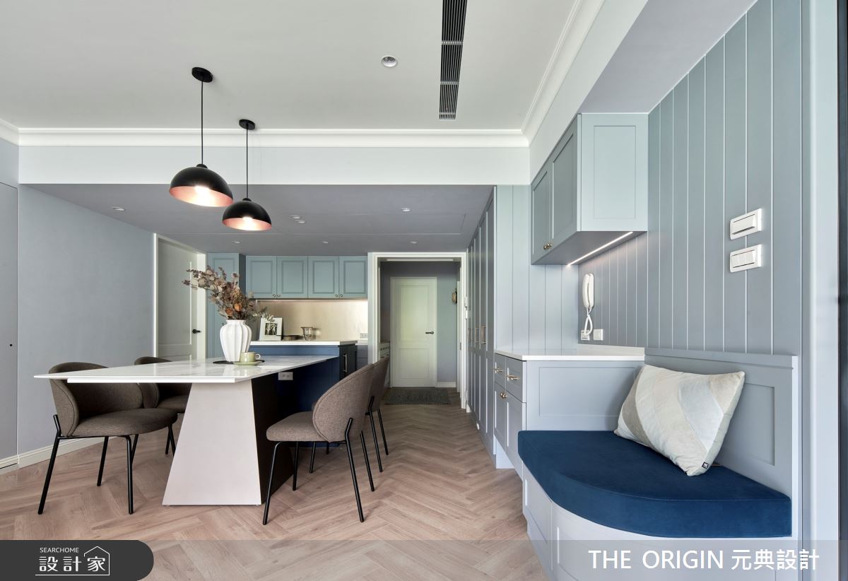 35坪老屋(16~30年)＿美式風玄關餐廳案例圖片＿THE ORIGIN 元典設計＿元典_30之7