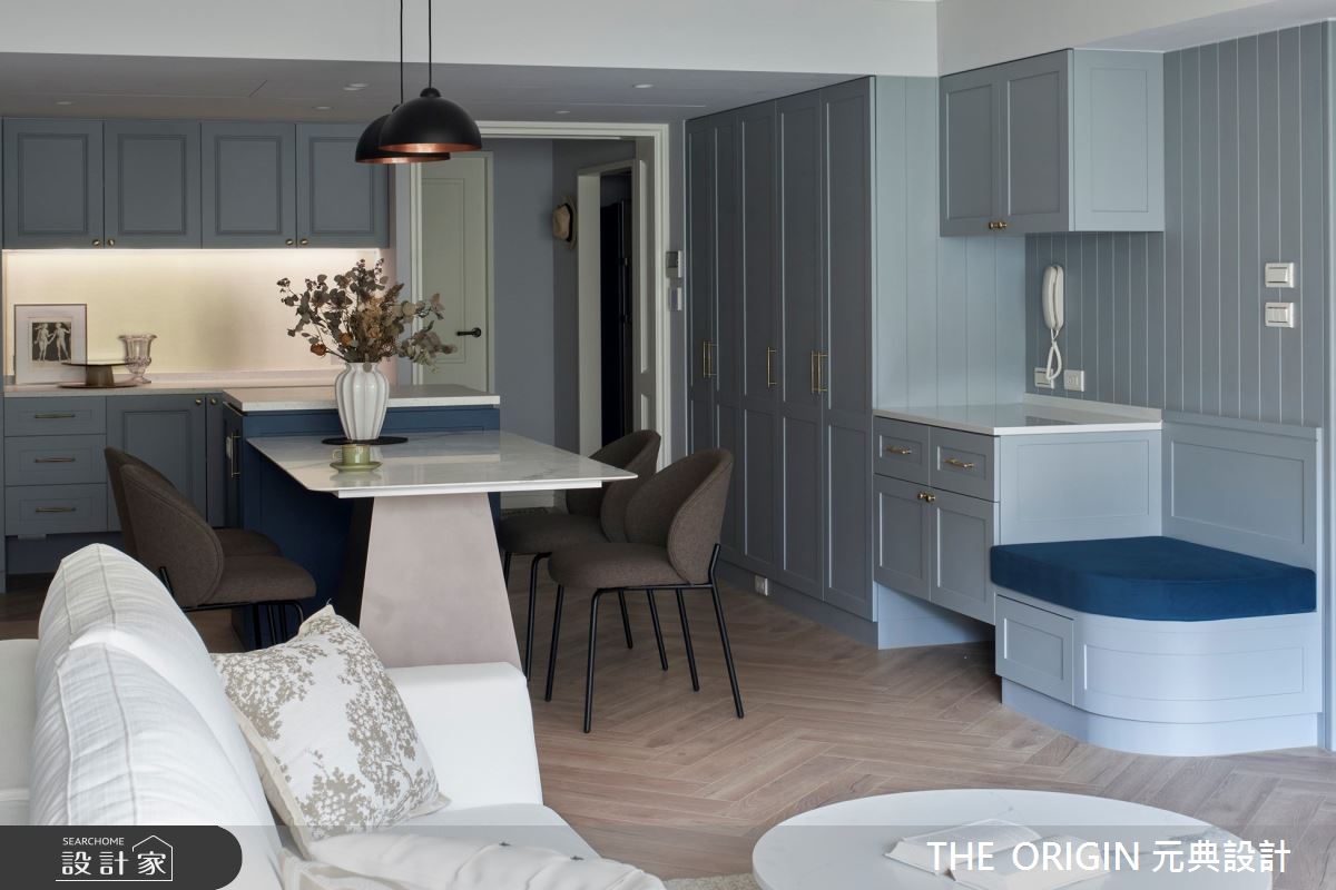 35坪老屋(16~30年)＿美式風玄關客廳餐廳案例圖片＿THE ORIGIN 元典設計＿元典_30之12