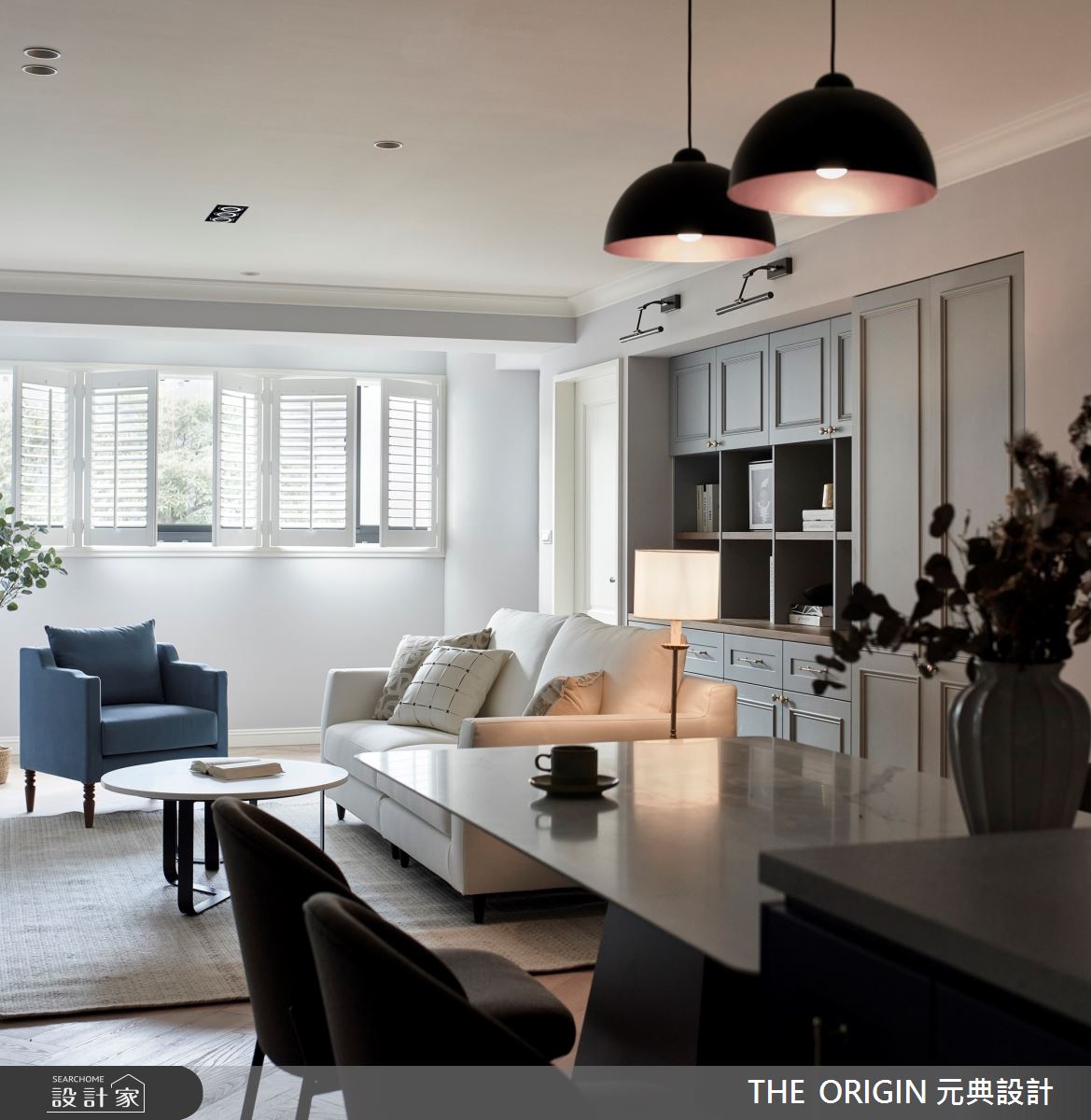 35坪老屋(16~30年)＿美式風客廳餐廳案例圖片＿THE ORIGIN 元典設計＿元典_30之13