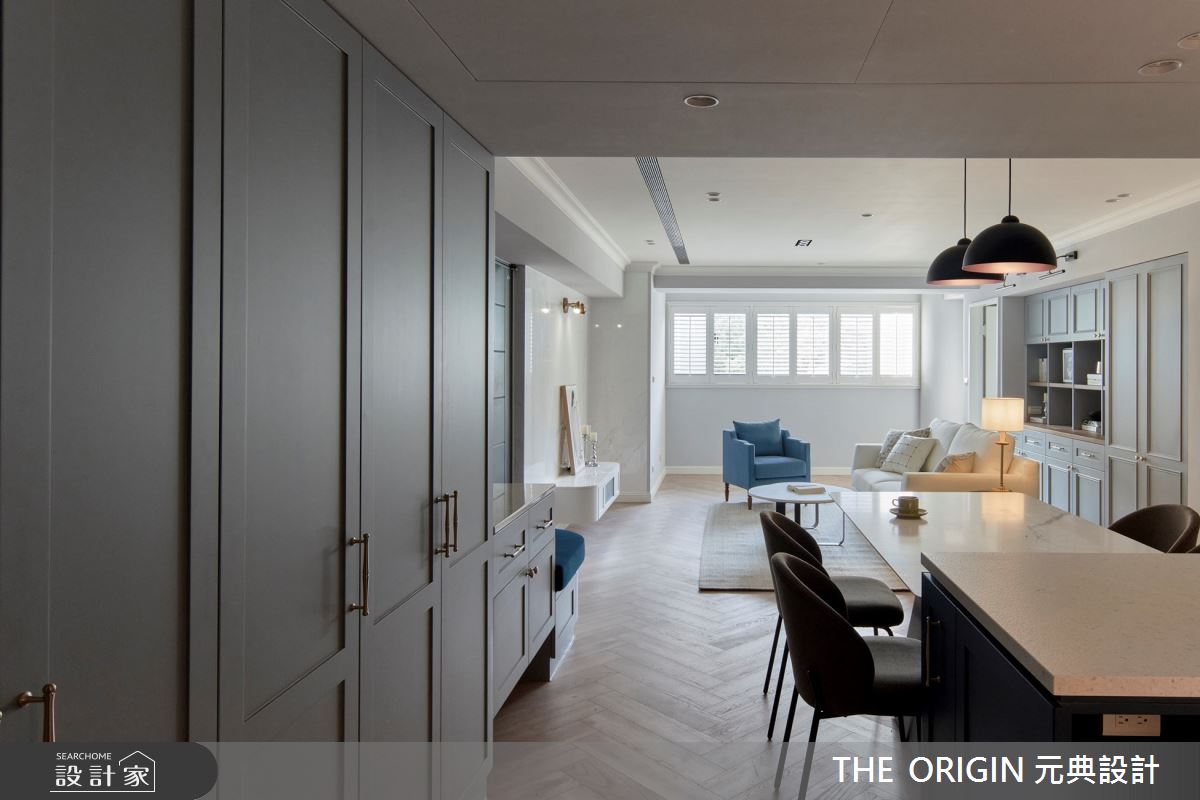 35坪老屋(16~30年)＿美式風客廳餐廳案例圖片＿THE ORIGIN 元典設計＿元典_30之14