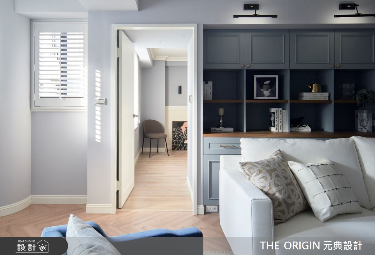 35坪老屋(16~30年)＿美式風客廳臥室案例圖片＿THE ORIGIN 元典設計＿元典_30之3