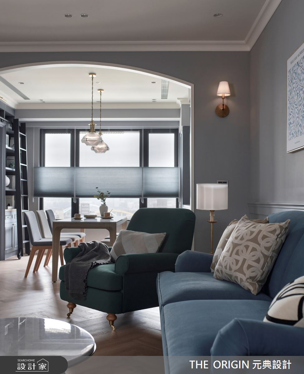 26坪新成屋(5年以下)＿美式風客廳餐廳案例圖片＿THE ORIGIN 元典設計＿元典_31之8