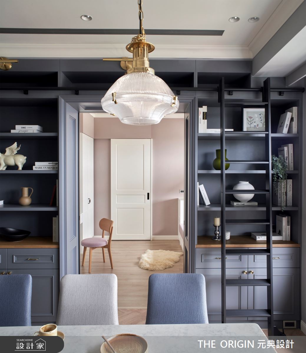 26坪新成屋(5年以下)＿美式風餐廳書房案例圖片＿THE ORIGIN 元典設計＿元典_31之19