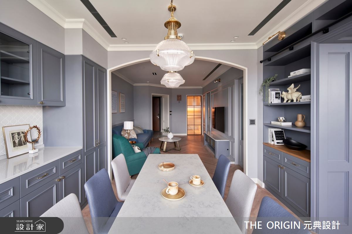 26坪新成屋(5年以下)＿美式風客廳餐廳案例圖片＿THE ORIGIN 元典設計＿元典_31之17
