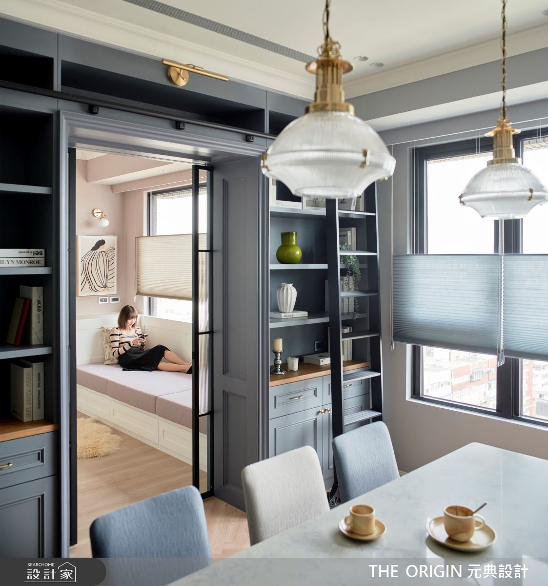 26坪新成屋(5年以下)＿美式風餐廳書房臥榻案例圖片＿THE ORIGIN 元典設計＿元典_31之21