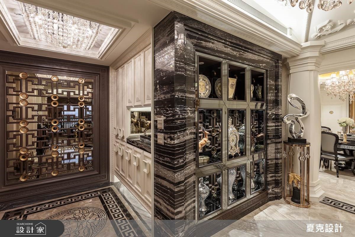 80坪新成屋(5年以下)＿奢華風玄關案例圖片＿夏克設計＿夏克_03之2