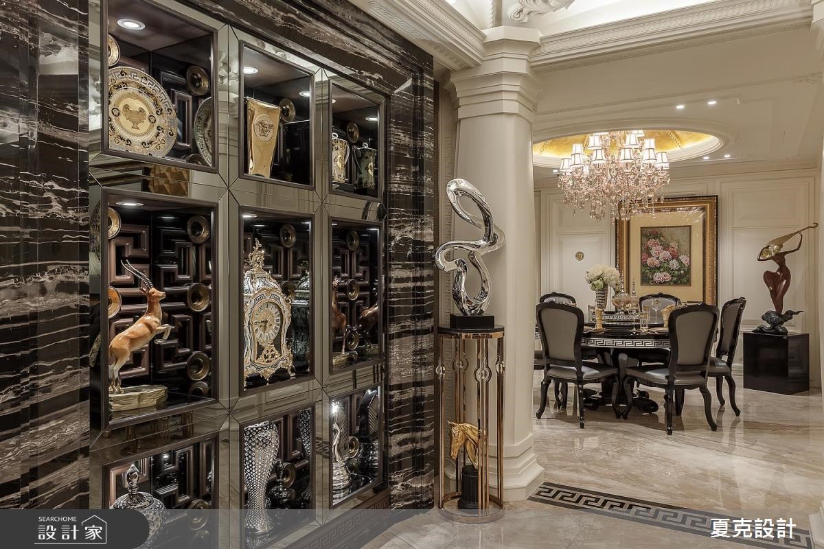 80坪新成屋(5年以下)＿奢華風玄關案例圖片＿夏克設計＿夏克_03之3