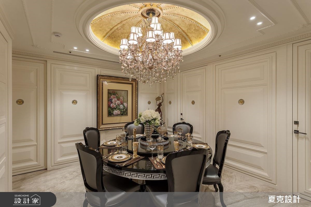 80坪新成屋(5年以下)＿奢華風餐廳案例圖片＿夏克設計＿夏克_03之9
