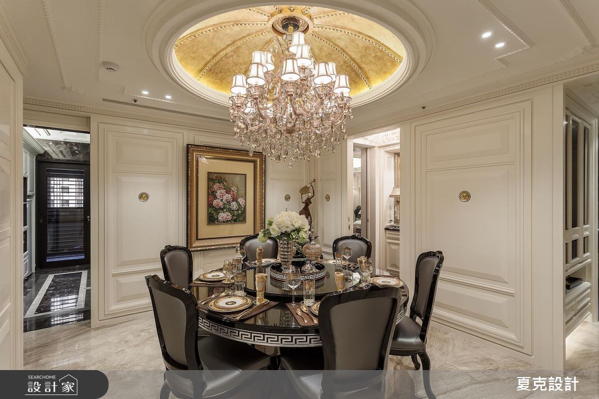 80坪新成屋(5年以下)＿奢華風餐廳案例圖片＿夏克設計＿夏克_03之10
