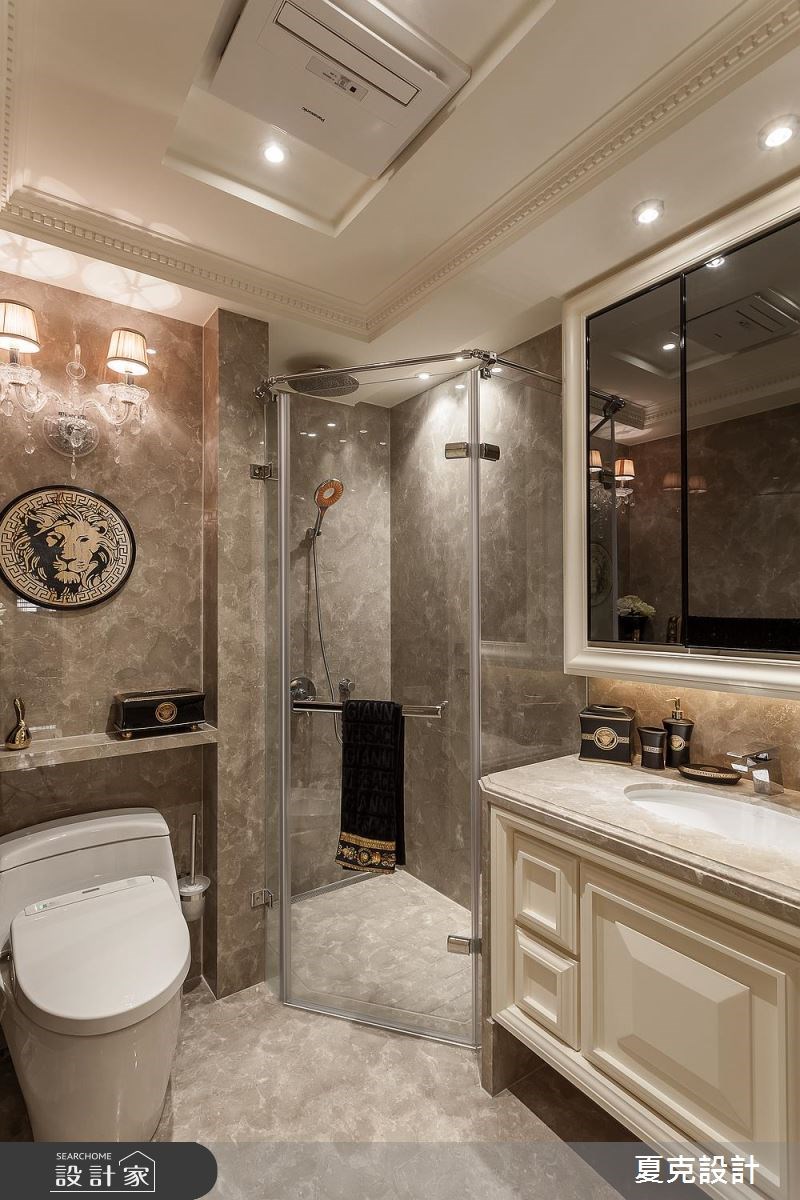 80坪新成屋(5年以下)＿奢華風浴室案例圖片＿夏克設計＿夏克_03之12