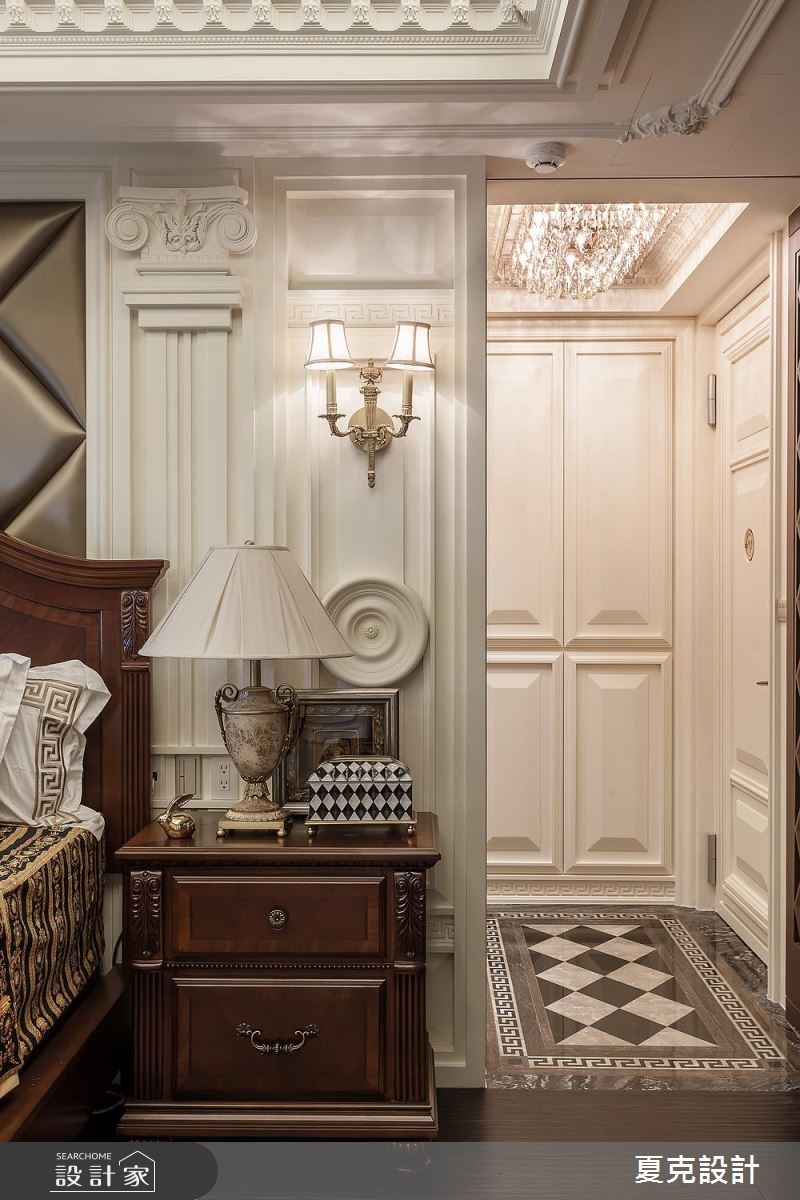 80坪新成屋(5年以下)＿奢華風臥室案例圖片＿夏克設計＿夏克_03之14