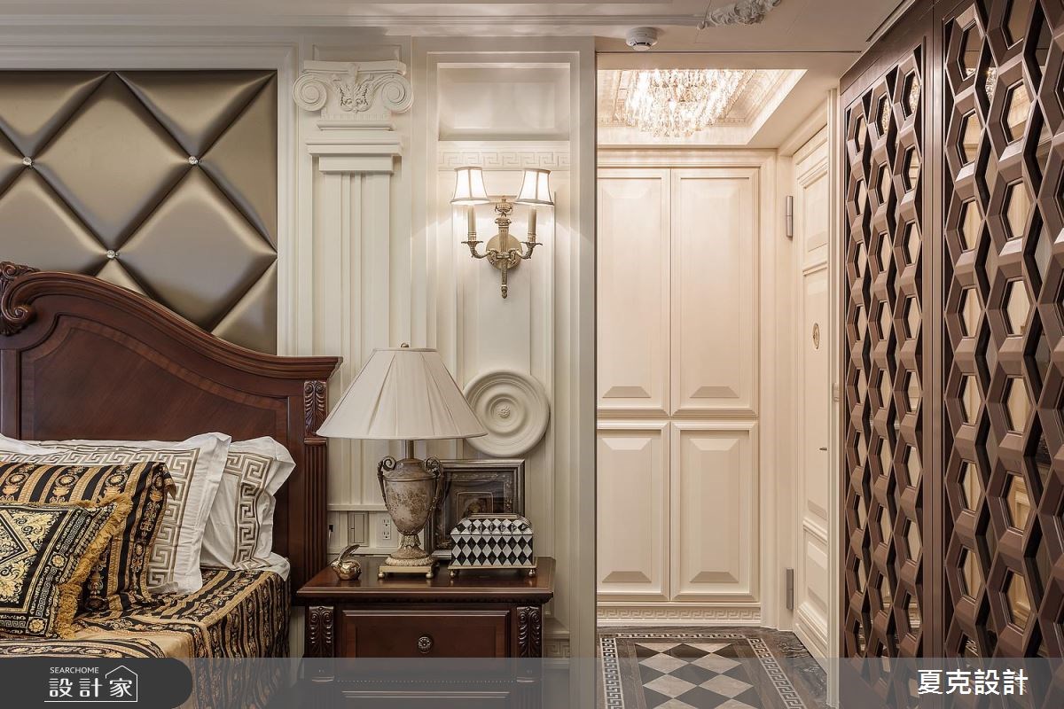 80坪新成屋(5年以下)＿奢華風臥室案例圖片＿夏克設計＿夏克_03之15