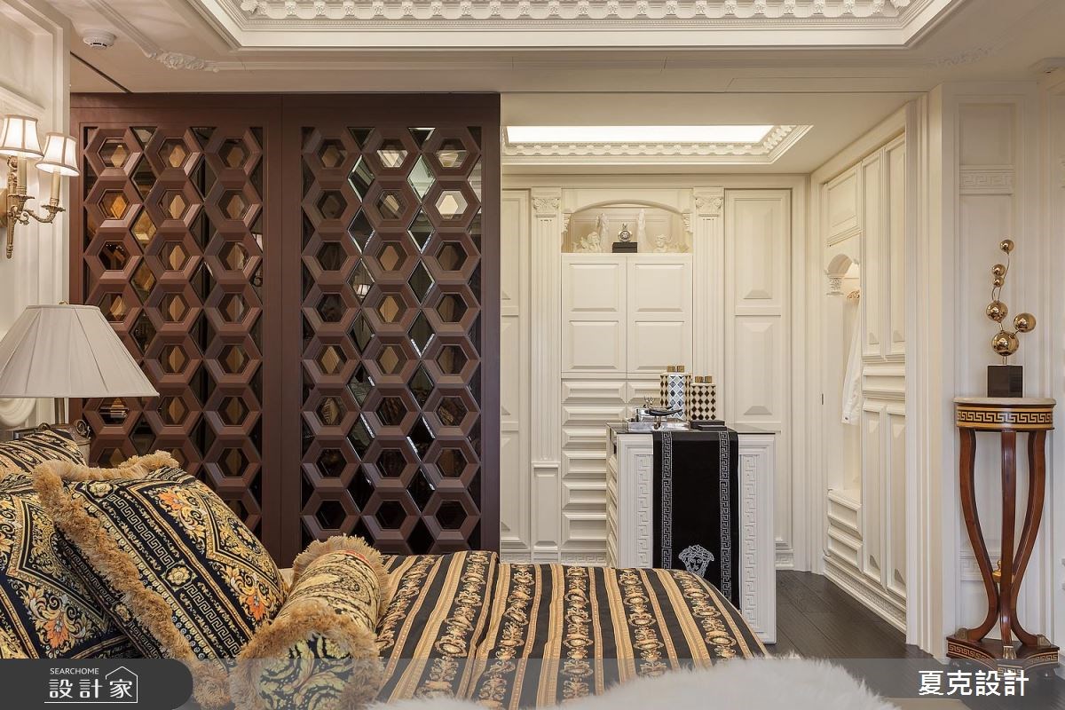 80坪新成屋(5年以下)＿奢華風臥室案例圖片＿夏克設計＿夏克_03之19