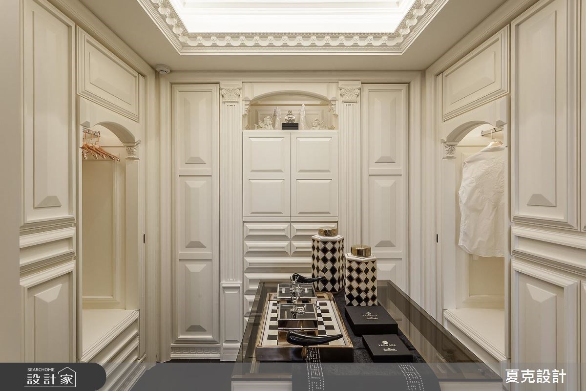 80坪新成屋(5年以下)＿奢華風更衣間案例圖片＿夏克設計＿夏克_03之20