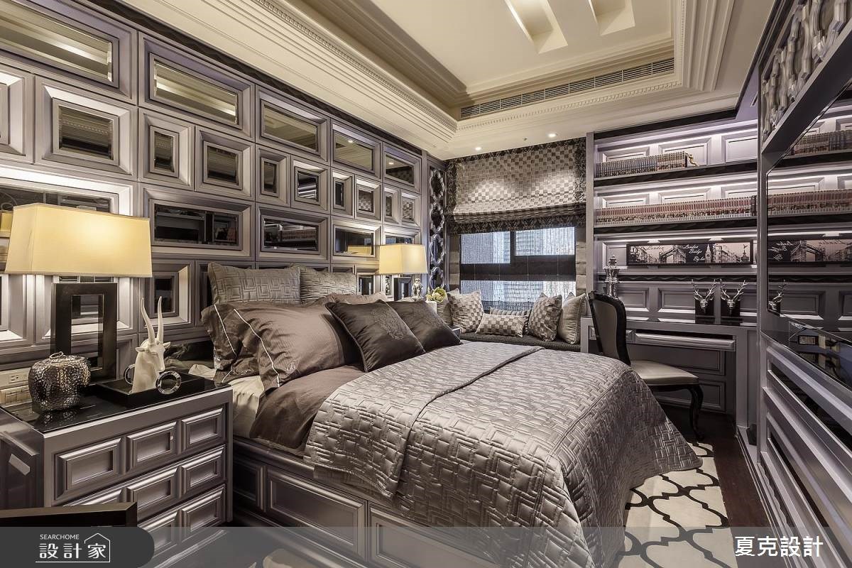 80坪新成屋(5年以下)＿奢華風臥室案例圖片＿夏克設計＿夏克_03之27
