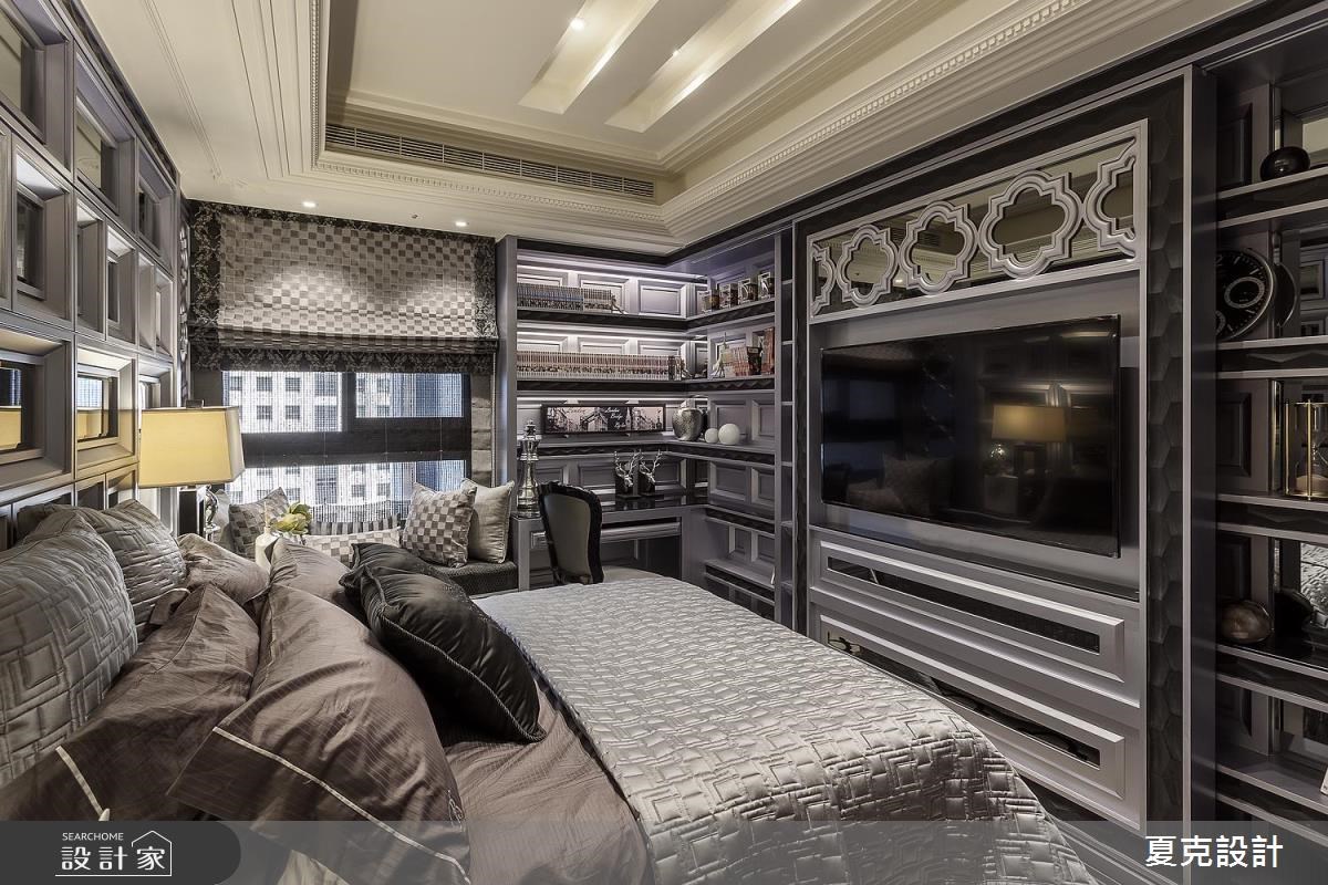 80坪新成屋(5年以下)＿奢華風臥室臥榻案例圖片＿夏克設計＿夏克_03之28