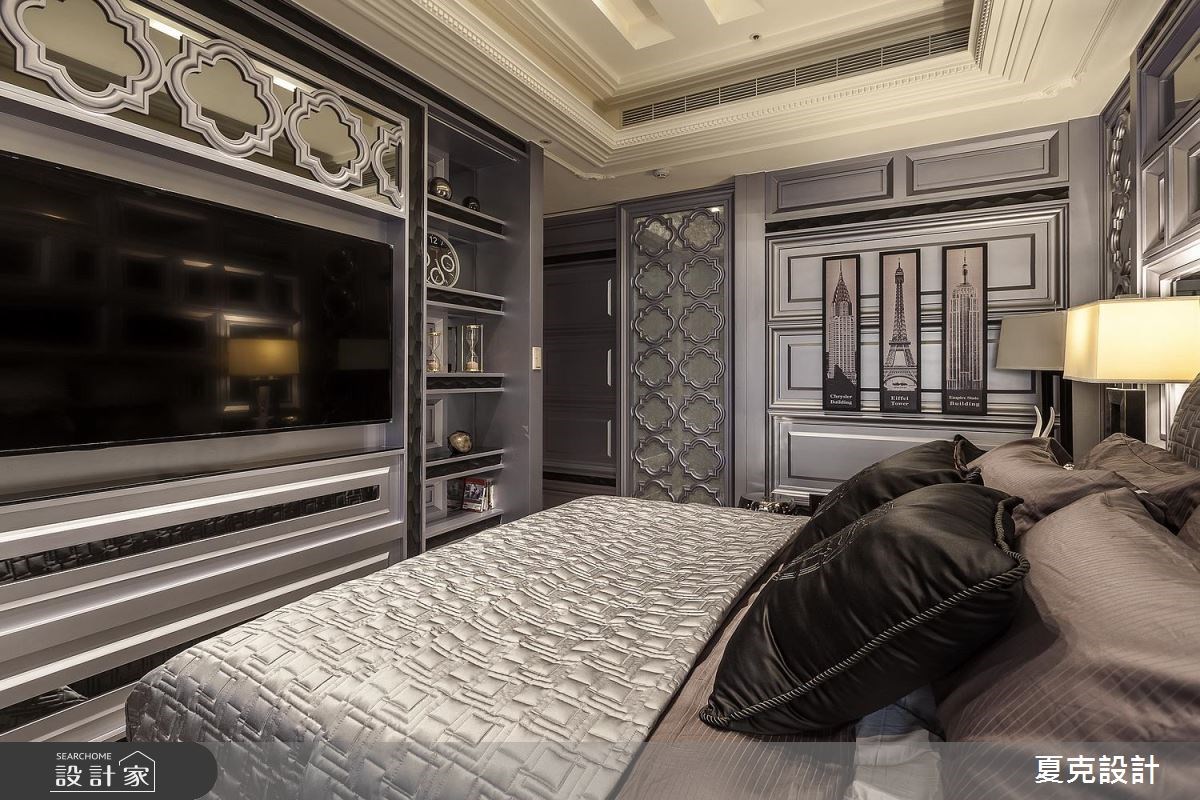 80坪新成屋(5年以下)＿奢華風臥室案例圖片＿夏克設計＿夏克_03之29