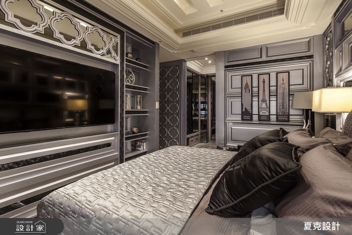 80坪新成屋(5年以下)＿奢華風臥室案例圖片＿夏克設計＿夏克_03之30