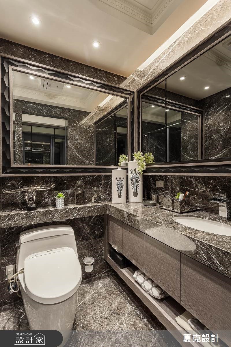 80坪新成屋(5年以下)＿奢華風浴室案例圖片＿夏克設計＿夏克_03之35