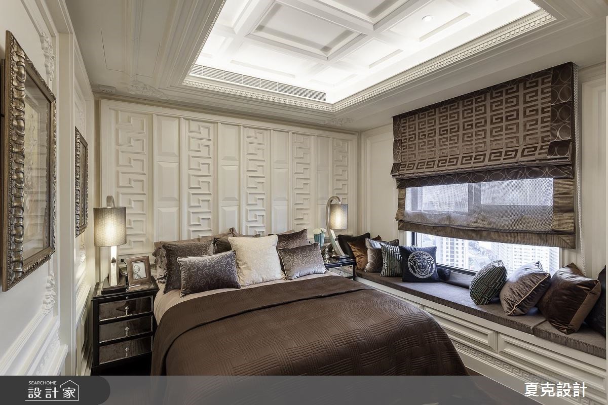 80坪新成屋(5年以下)＿奢華風臥室臥榻案例圖片＿夏克設計＿夏克_03之37