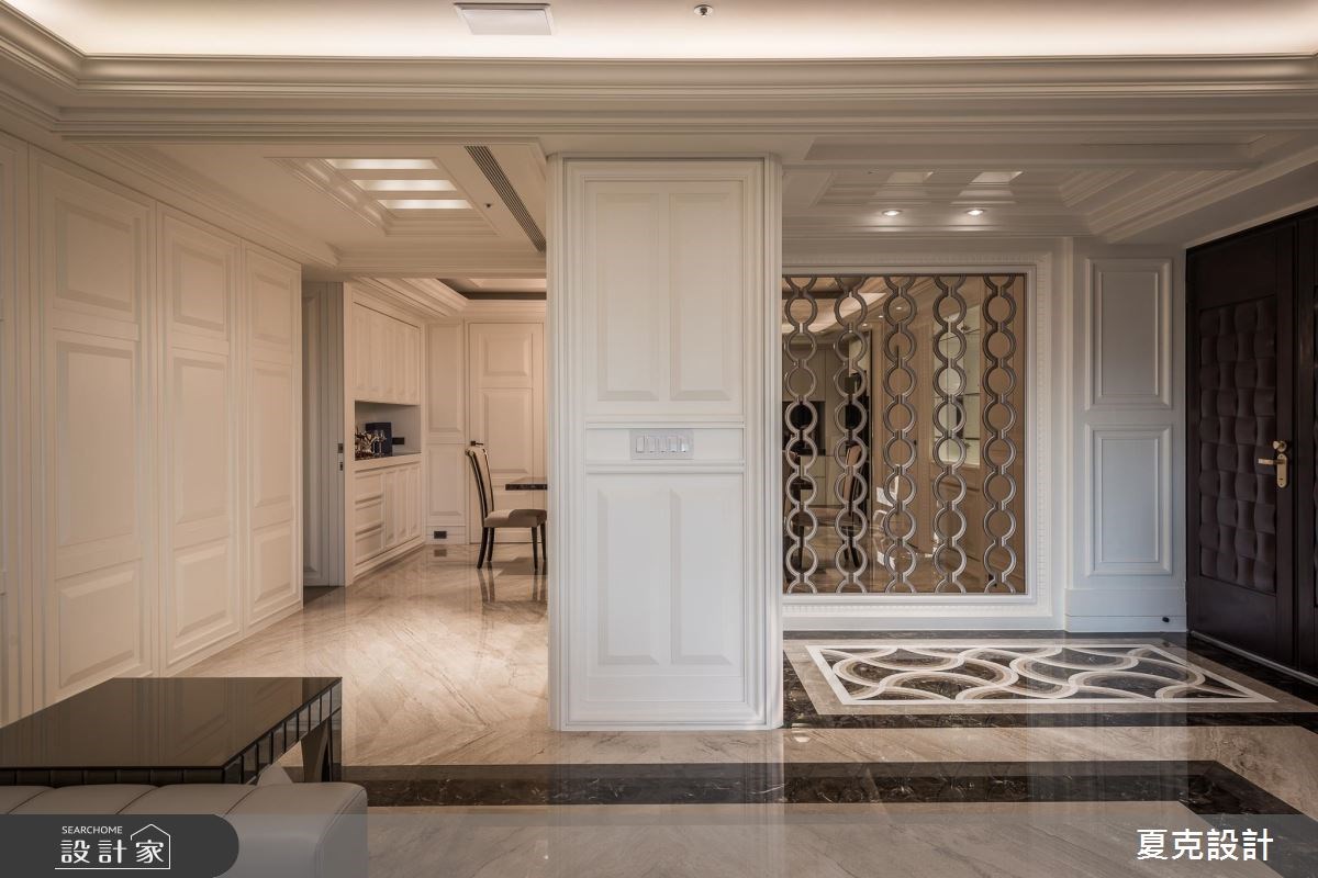95坪新成屋(5年以下)＿新古典玄關案例圖片＿夏克設計＿夏克_04之1