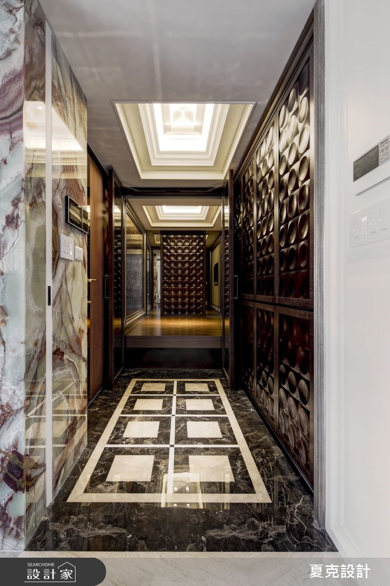 70坪新成屋(5年以下)＿新古典玄關案例圖片＿夏克設計＿夏克_05之4