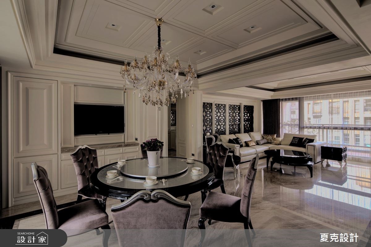 70坪新成屋(5年以下)＿新古典餐廳案例圖片＿夏克設計＿夏克_05之20