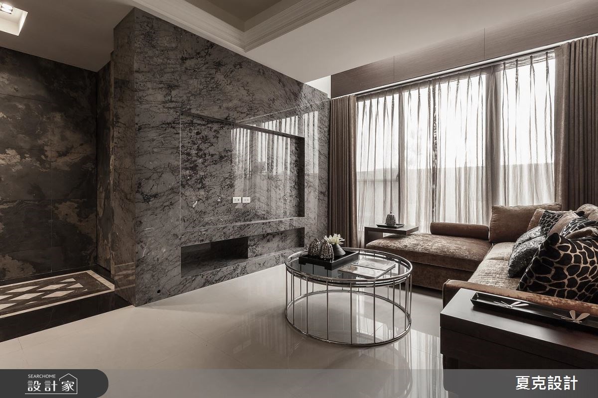 90坪新成屋(5年以下)＿現代風客廳案例圖片＿夏克設計＿夏克_07之7