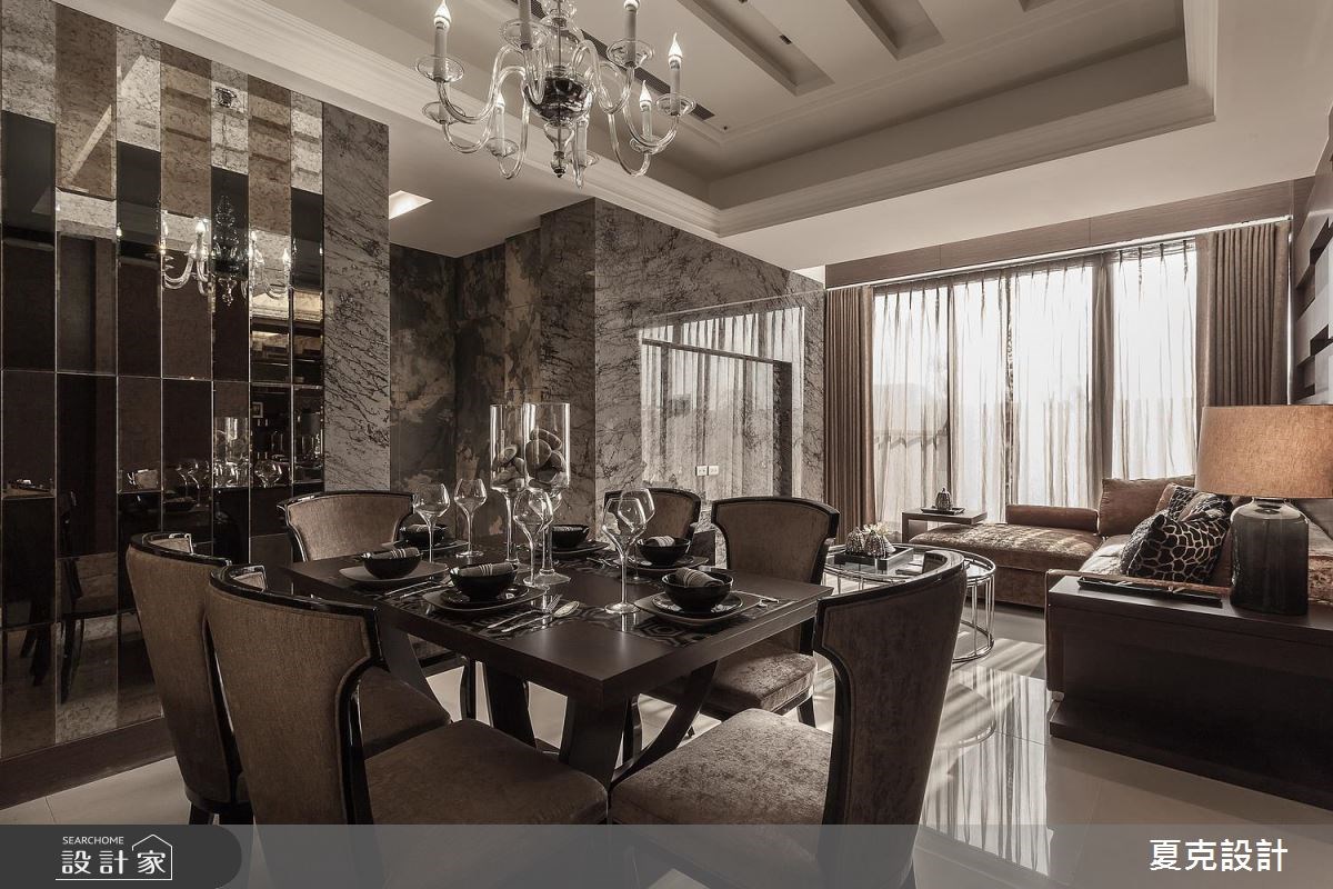 90坪新成屋(5年以下)＿現代風餐廳案例圖片＿夏克設計＿夏克_07之13