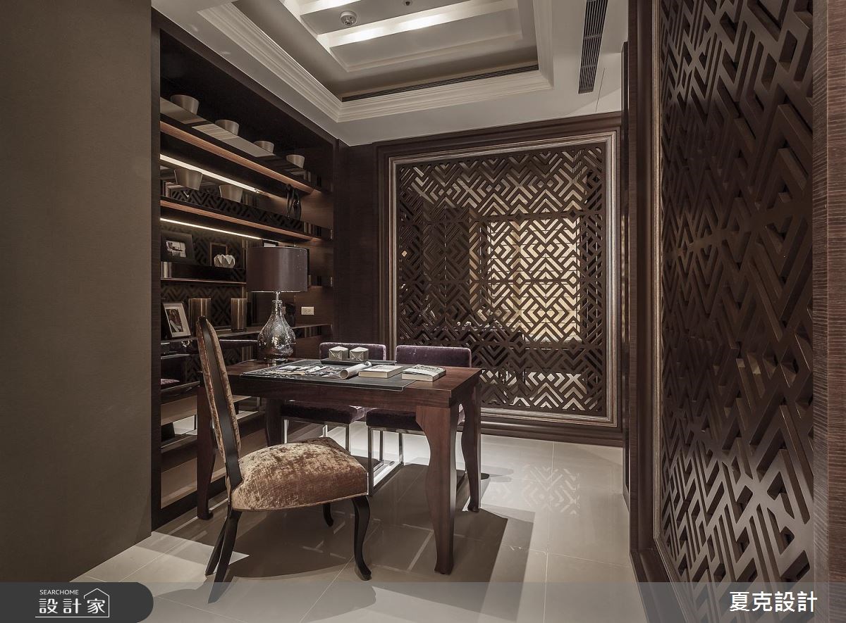 90坪新成屋(5年以下)＿現代風書房案例圖片＿夏克設計＿夏克_07之17