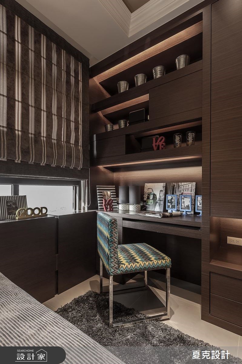 90坪新成屋(5年以下)＿現代風書房案例圖片＿夏克設計＿夏克_07之20