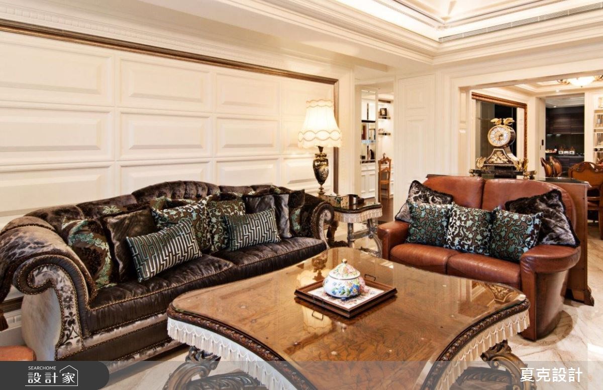 80坪中古屋(5~15年)＿新古典客廳案例圖片＿夏克設計＿夏克_08之2