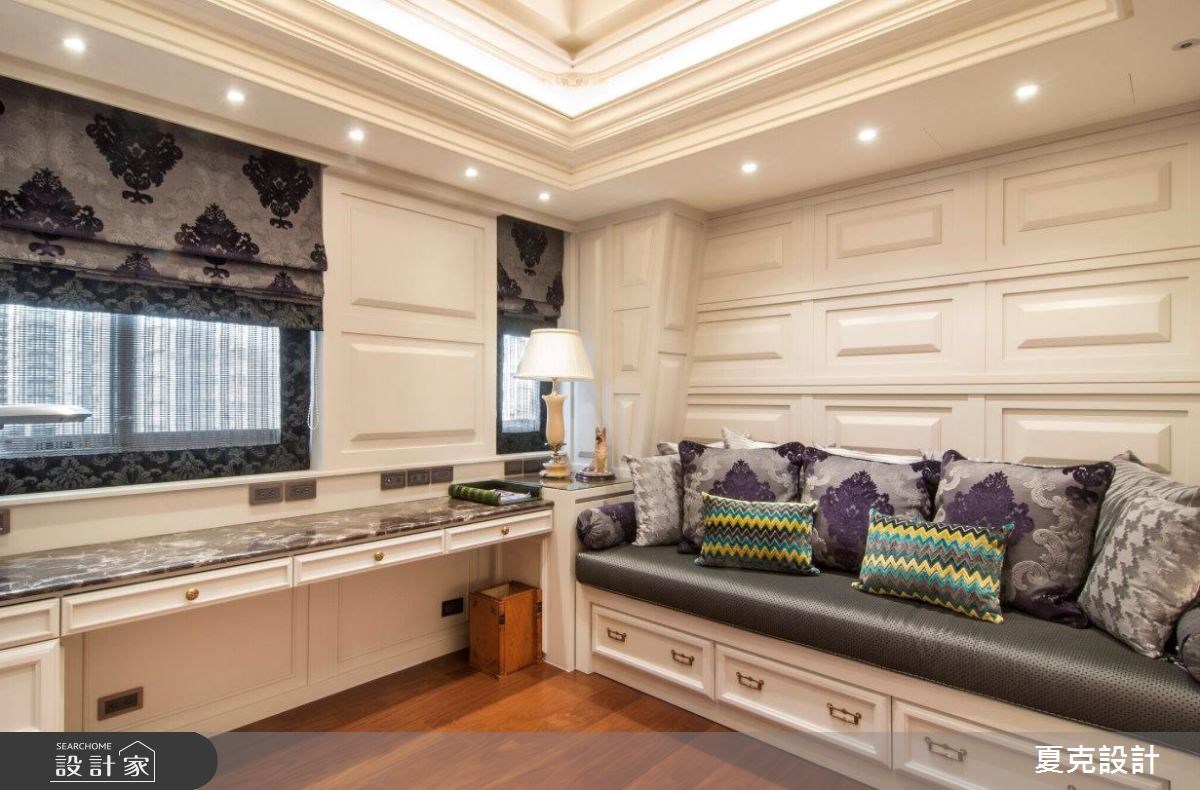 80坪中古屋(5~15年)＿新古典書房臥榻案例圖片＿夏克設計＿夏克_08之8