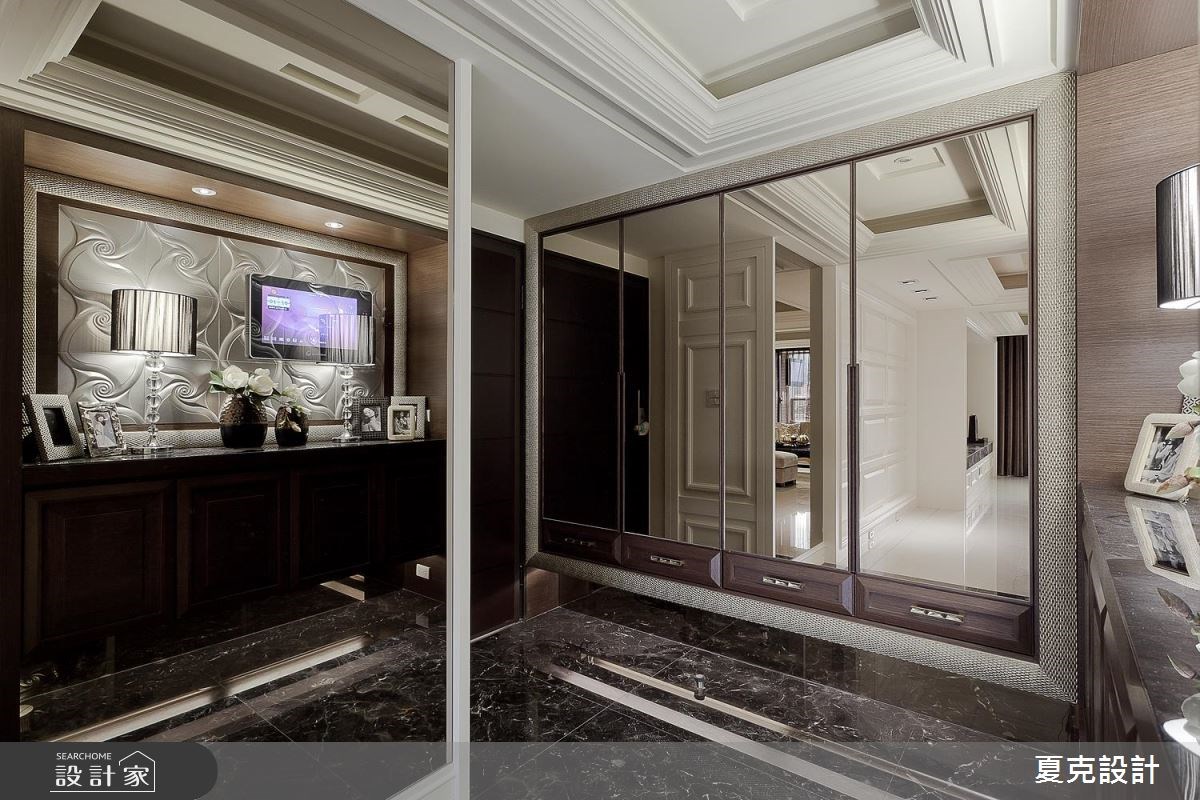 60坪新成屋(5年以下)＿混搭風玄關案例圖片＿夏克設計＿夏克_09之1