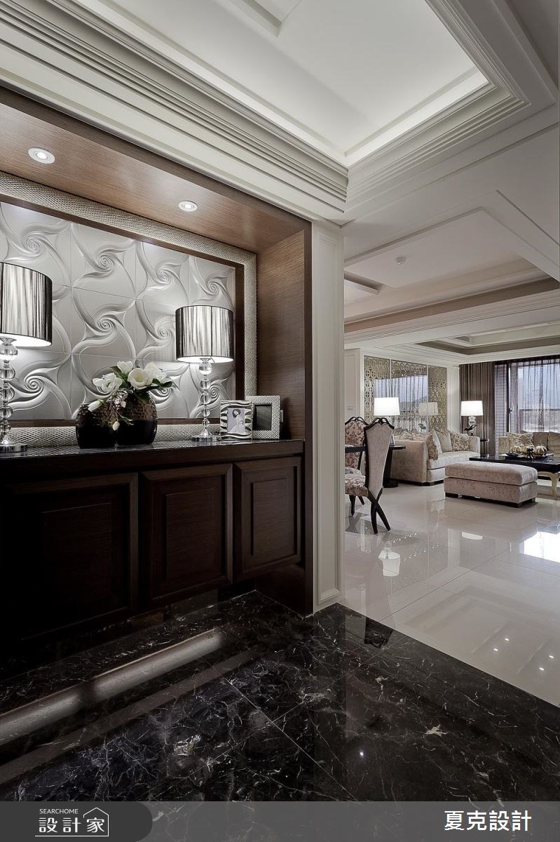 60坪新成屋(5年以下)＿混搭風玄關案例圖片＿夏克設計＿夏克_09之3