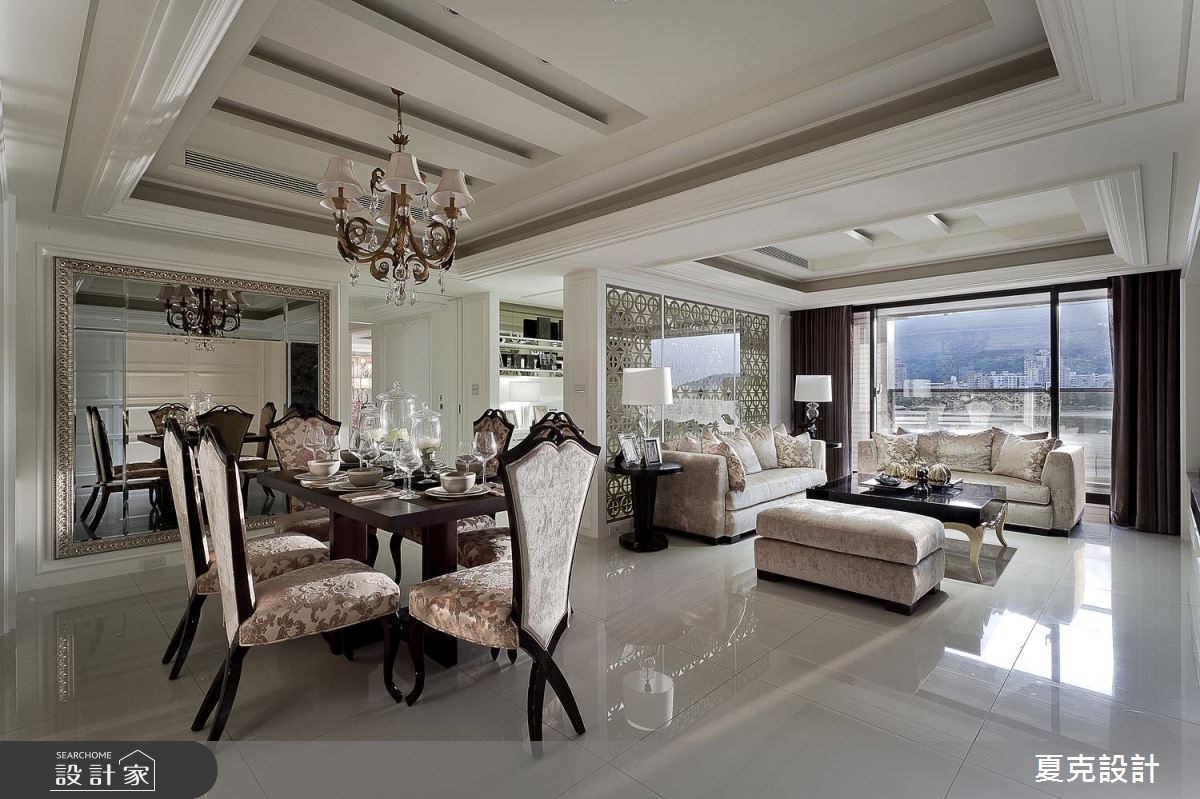 60坪新成屋(5年以下)＿混搭風客廳餐廳案例圖片＿夏克設計＿夏克_09之4